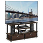 Furinno TOMI TV Stand, 5-Cube Entertainment Center with Open Shelf, Reversible TV Console, for Living Room, Bedroom, Home Office, Green