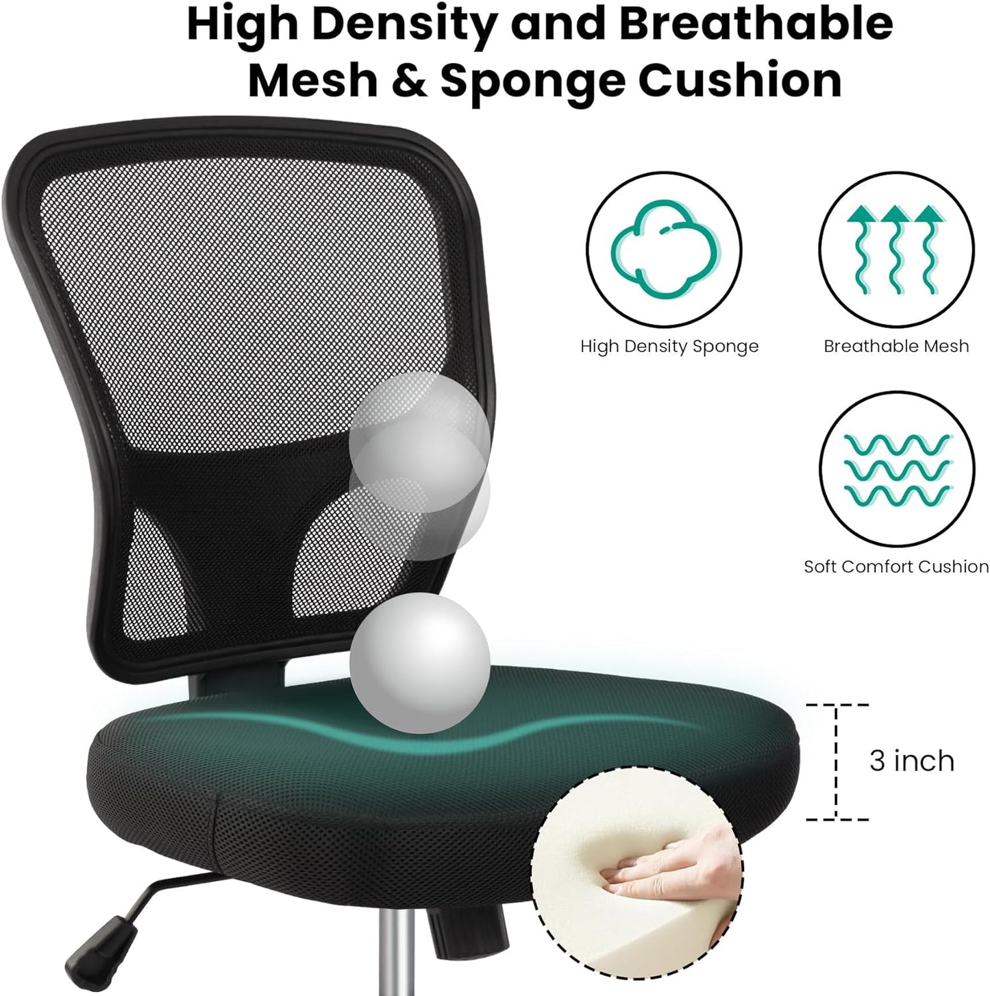 Elevate Your Workspace with the HYLONE Armless Drafting Chair