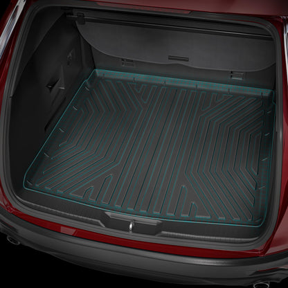 OEDRO Floor Mats Fit for Toyota Camry 2011-2007, Custom Fit Front & 2nd Row Floor Liner Set, TPE All Weather Protection Camry Car Mats, Black