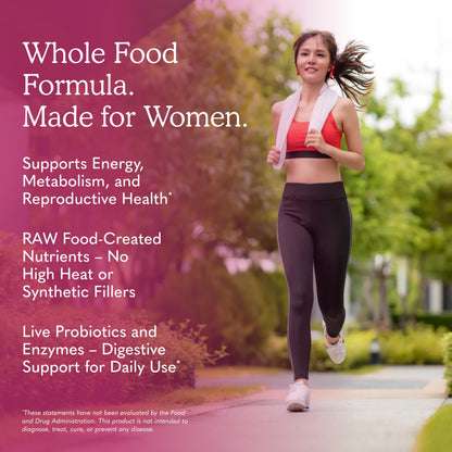 Garden of Life Vitamin Code Raw One for Women, Once Daily Women's Multivitamin - 75 Capsules, One a Day Vitamins Whole Food Iron, Probiotics for Digestive Health, Gluten Free Vegetarian, (Pack of 6)