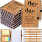 Skyygemm 48 Sets Nurse Appreciation Gifts Bulk 2026 Thank You Gift Notebook with Sticky Notepad Index Tabs with Bamboo Ballpoint Bulk for Nurse Week Medical Graduation Party