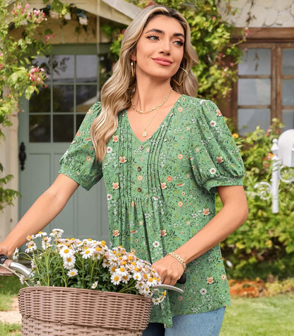 Findsweet Women's Summer Tunic Tops: A Perfect Blend of Style and Comfort