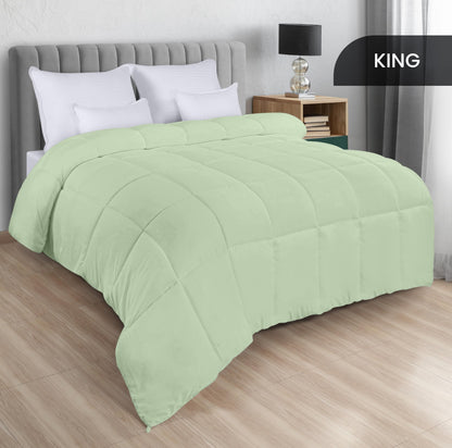 Utopia Bedding Steppbetten Queen-Größe, Ganzjahres-Bettdeckeneinlage, Daunenalternative Box-gesteppte Bettdecke mit Ecklaschen, Maschinenwaschbar (Weiß)