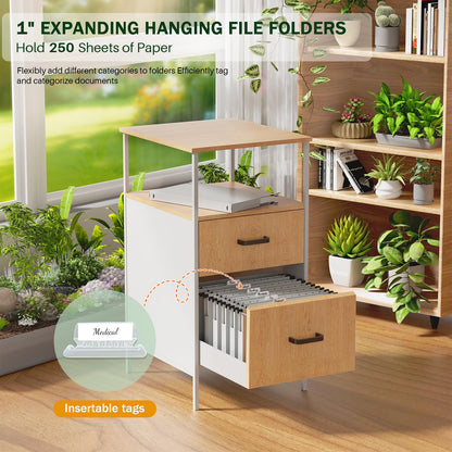 Extra Capacity Plastic Hanging File Folder, 12 Pack Reinforced Hang Folders Legal Size, Heavy Duty 1 Inch Expansion Filing Cabinet Folders, for Bulk Files, Medical Charts, Cream Yellow
