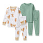 Burt's Bees Baby Organic Cotton Pajamas for Boys, 100% Cotton Pajama Set for Toddlers and Kids, Soft and Stretchable Fabric