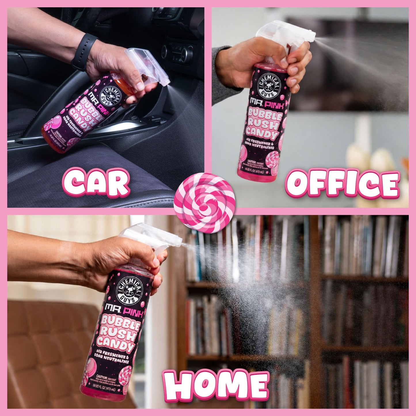 Chemical Guys Mr. Pink Car Wash Soap - 64 oz Super Suds Foaming Car Wash Soap for Cannon, Blaster, or Bucket Washing - pH Balanced, Safe on Wax, Sealant, Ceramic, and Clear Coat Finishes