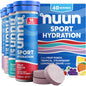 Nuun Sport Electrolyte Tablets with Magnesium, Calcium, Potassium, Chloride & Sodium, Gluten Free & Vegan, Mixed Flavors, 48 Pack (40 Servings Total)