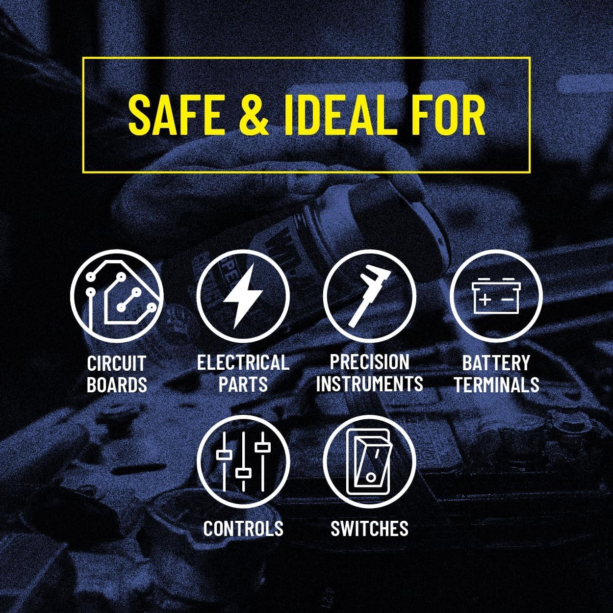 WD-40 Specialist Kontaktspray mit Smart Straw, entfernt Öl, Schmutz, Flussmittelrückstände und Kondenswasser von Elektronik, schnell trocknende Formel in Industriestärke, 155 g, Einzeldose