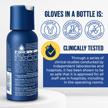 Gloves In A Bottle Shielding Lotion for Dry Itchy Skin, 2 ounce (Pack of 24)