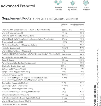 Ovaterra Advanced Prenatal & OvoEnergen CoQ10 Bundle to Support Women Reproductive Health and Egg Health 168 Capsules & 84-100mg Softgel Capsules - 28 Day Supply