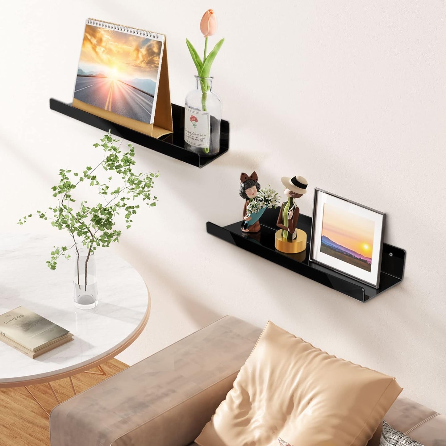 upsimples Acrylic Shelves for Wall Decor: A Game-Changer for Clutter-Free Spaces