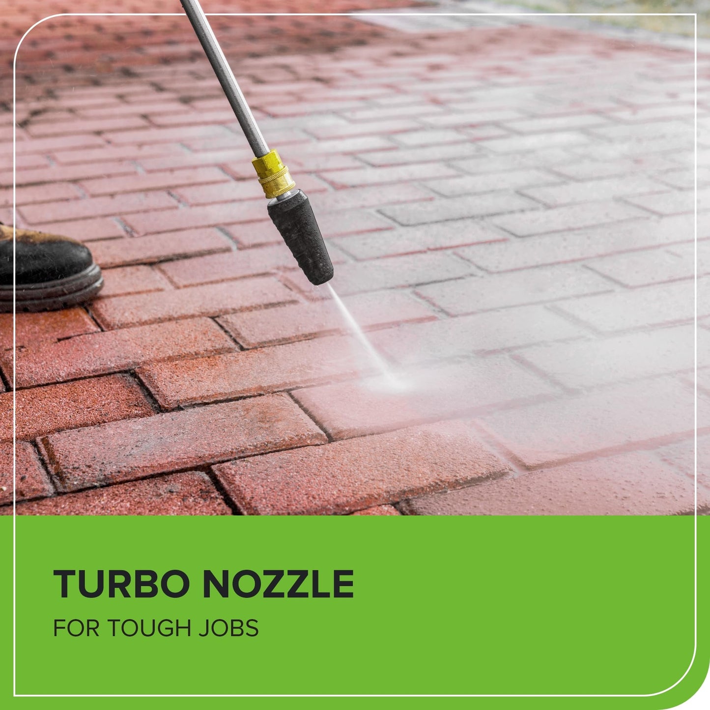 Greenworks 1800 PSI (1.1 GPM) Electric Pressure Washer PWMA Certified