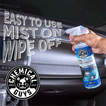 Chemical Guys Total Interior Reiniger & Protector, sicher für Autos, LKWs, SUVs, Motorräder, Wohnmobile & mehr, 473 ml (2er-Pack), Frischer Duft