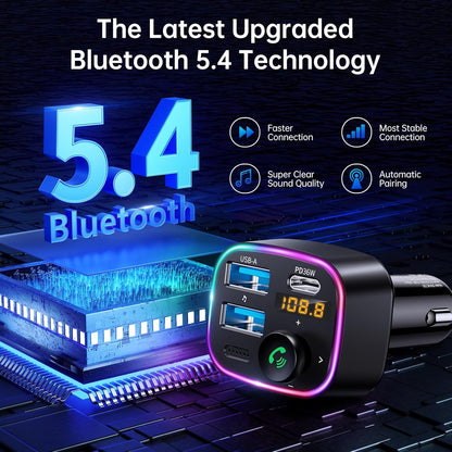 Syncwire Bluetooth 5.4 FM Transmitter Car Adapter Review