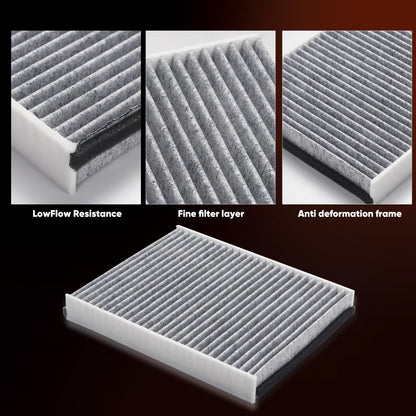 CA10262 Engine Air Filter Fit Ford Expedition/F150/F250/F350 (2007-2021) & Lincoln Navigator Replaces FA1883, 7C3Z9601A, A35642