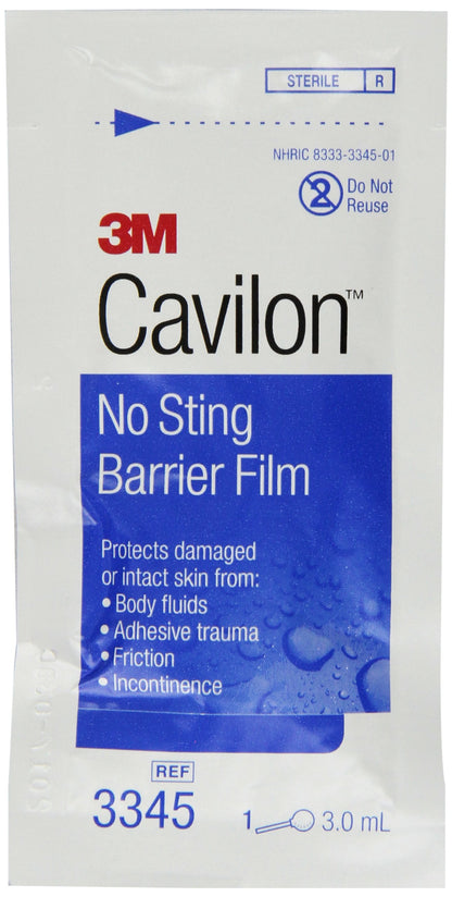3M™ Cavilon™ No Sting Barrier Film, 3343, 1ML Wand, 25 Each / Carton, 4 Carton / Case