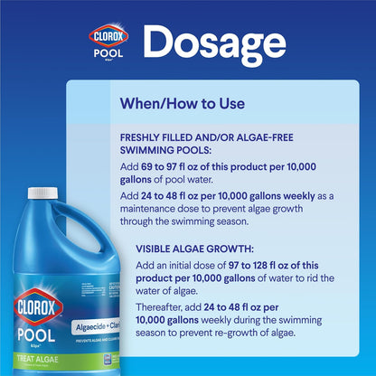 Clorox Pool&Spa Algaecide and Clarifier: Keep Your Pool Water Crystal Clear
