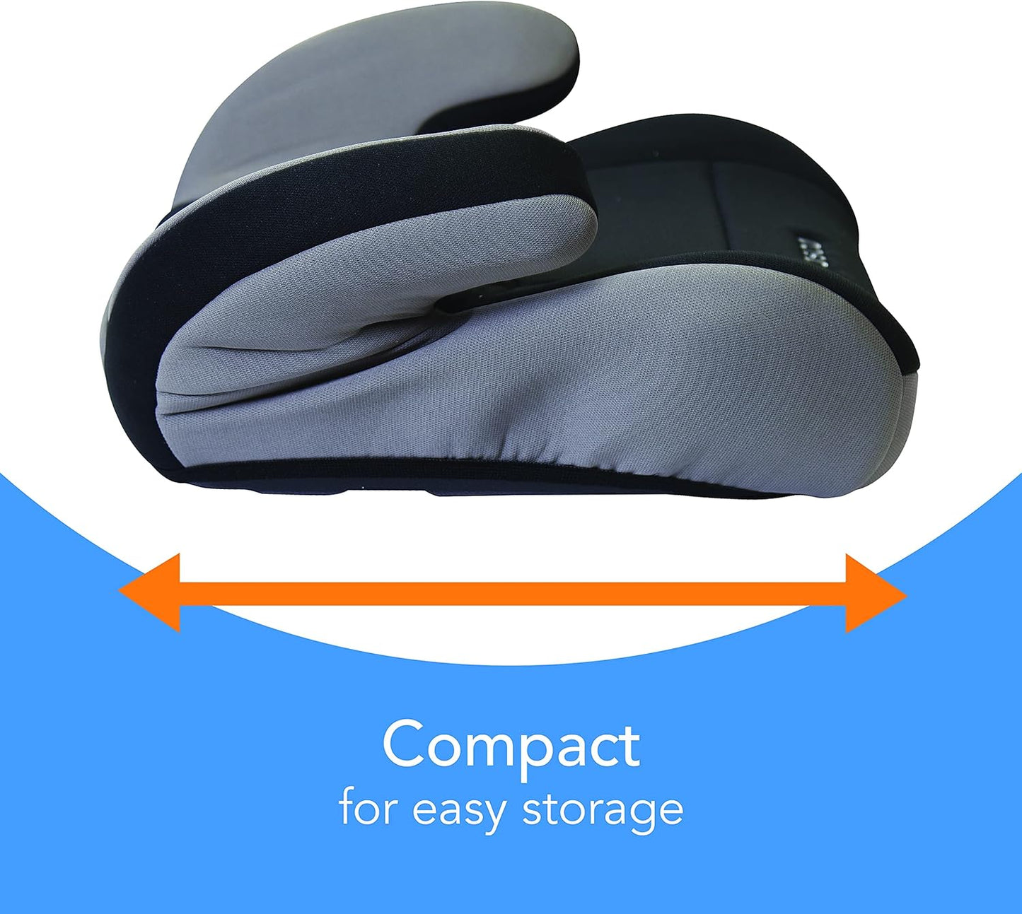 Cosco Kids Topside Leichter, rückengestützter Sitzerhöher, waschbarer Bezug, Schwarz