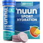 Nuun Sport Electrolyte Tablets with Magnesium, Calcium, Potassium, Chloride & Sodium, Gluten Free & Vegan, Mixed Flavors, 48 Pack (40 Servings Total)