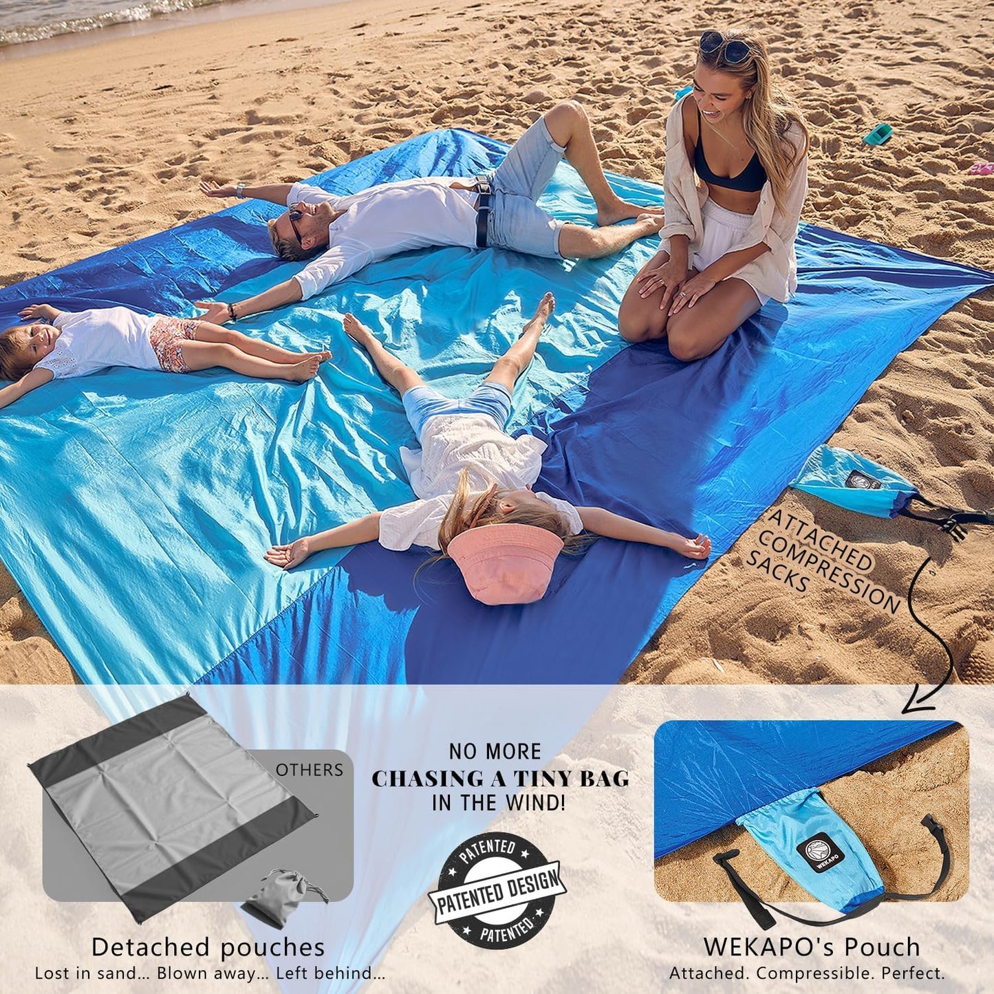 Wekapo Beach Blanket Review: A Game-Changer for Sand-Free Beach Days