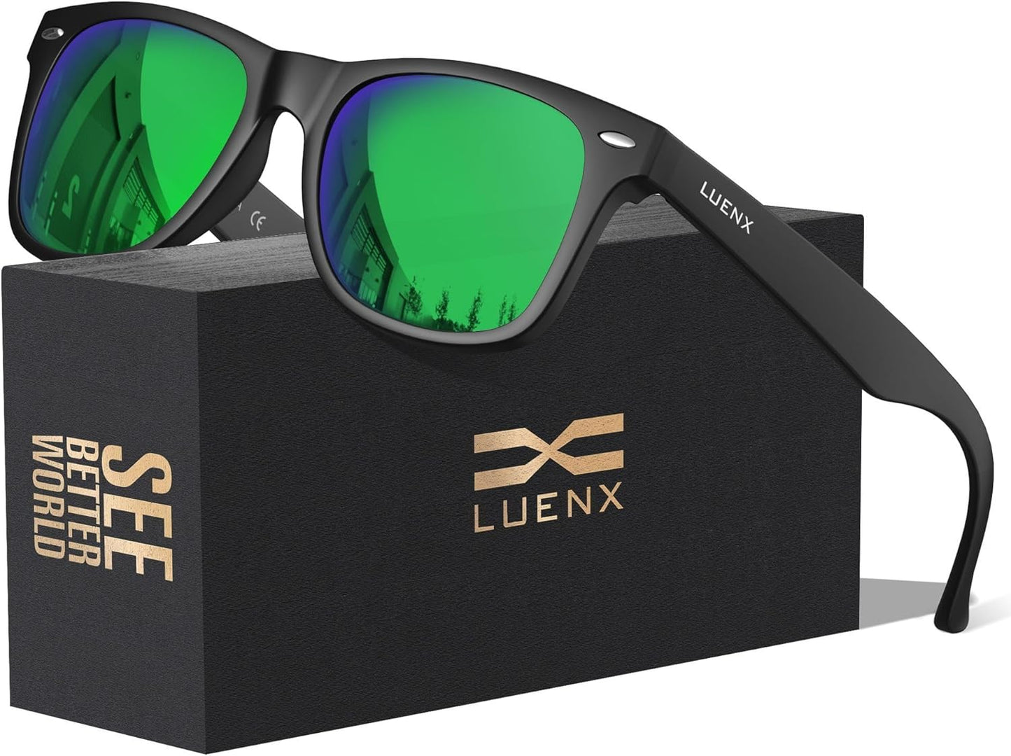 Mirrored Green/Matte Frame