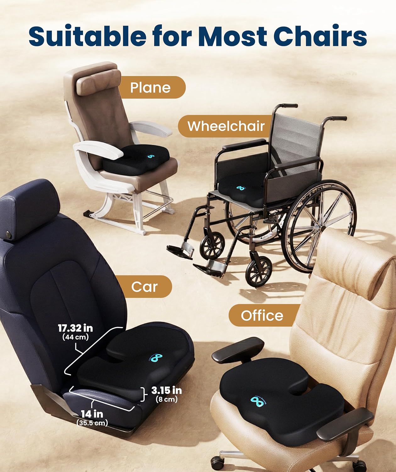 Everlasting Comfort Memory Foam Seat Cushion Review