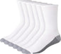 6-12White/Grey Foot Bottom