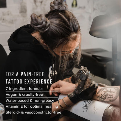 Zensa Tattoo Betäubungscreme 5 % Lidocain, sicher auf verletzter Haut | schnell wirkende Schmerzlinderung für Tattoos, Microneedling, Waxing, Injektionen | vegan, steroidfrei, professionelle Qualität | beste Tattoo Betäubungscreme 1 Oz (DIN 02449684)