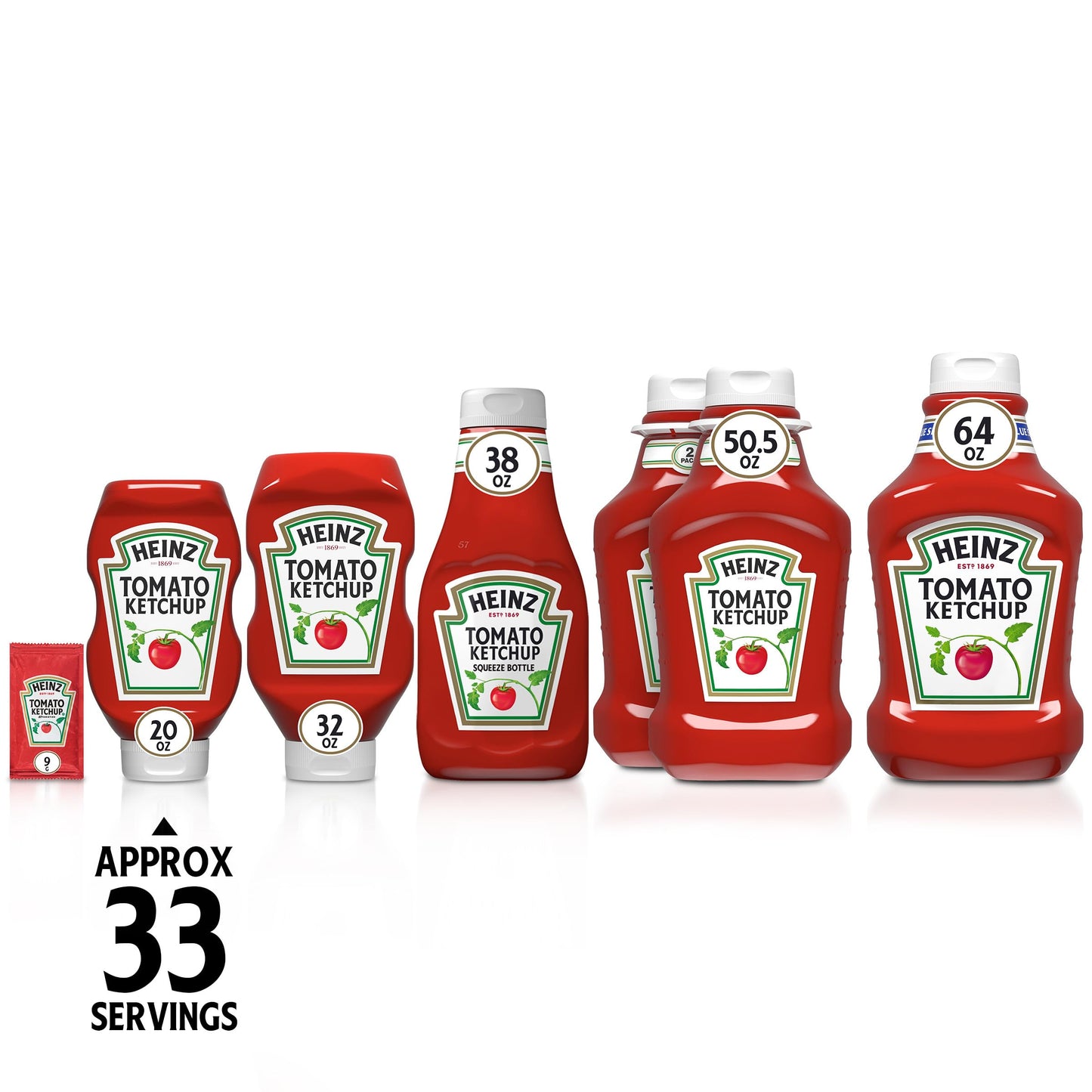 HEINZ Ketchup für den Kühlschrank – 2er-Pack, 2,5 Liter/84,56 Flüssigunzen {Importiert aus Kanada}