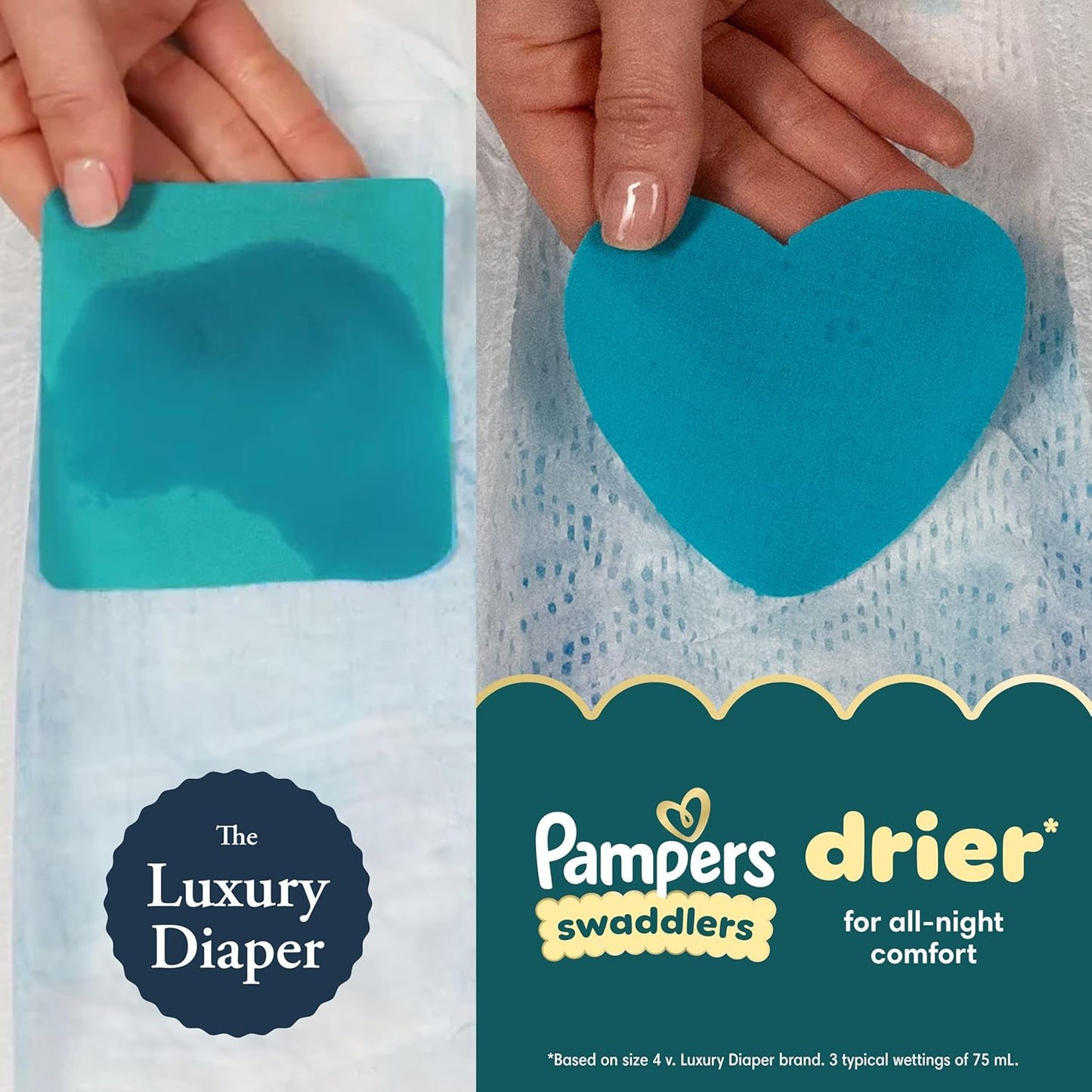 Pampers Swaddlers Windeln, Größe 0 (bis 4,5 kg), 84 Stück, Saugfähig, Hält Babys trocken und bequem, Hautverträgliche Einwegwindel