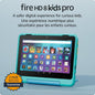 Amazon Fire HD 8 Kids tablet, includes kid-proof bumper for ages 3-5, ad-free content with parental controls, 13-hr battery, 32GB, Blue, newest model