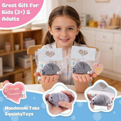 QCROAD SQUISHY Handmade Taba Seal Squishy Stress Relief Toys