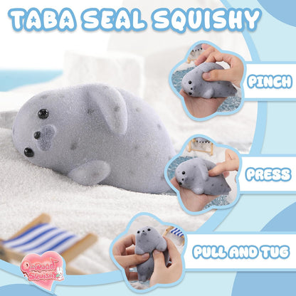 QCROAD SQUISHY Handmade Taba Seal Squishy Stress Relief Toys