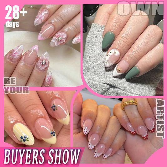 UNA GELLA Short Almond Nail Tips: A Game-Changer for At-Home Nail Art