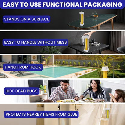 Fly Stick Sticky Fly Traps for Indoors Outdoor 6pk
