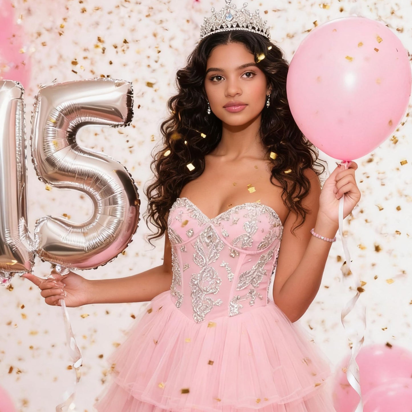 Sereney 5 Jahre altes Mädchen Geburtstagsgeschenkideen, verstellbares rosa-weißes Perlenarmband als Fünf-Jahres-5-Jahre-altes 5. Geburtstagsgeschenk für Teenager-Mädchen, Tochter, Nichte, Enkelin
