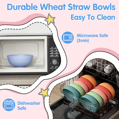 Quatish 10 PCS Unbreakable Cereal Bowls: A Game-Changer for Mealtime