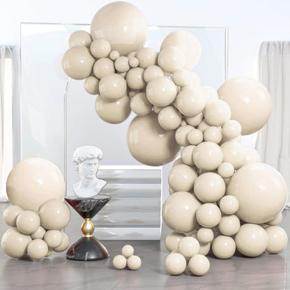 PartyWoo White Balloons 140 pcs Different Sizes of 18 12 10 5 Inch White Balloons Arch Kit Garland for Wedding Baby Shower Birthday Bridal Shower Graduation Engagement Party Decorations White-Y13