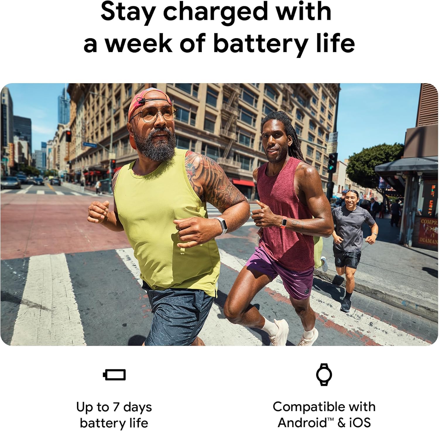 Google Fitbit Charge 6 Advanced Health and Fitness Tracker with Built-in GPS, Stress Management Tools, Sleep Tracking, 24/7 Heart Rate and more -- Black/Blac