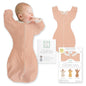 SwaddleDesigns Swaddle Sack with Arms Up Half-Length Sleeves and Mitten Cuffs,