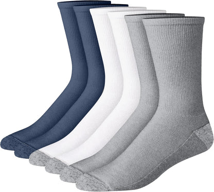 12-14Navy/White/Gray - 6 Pack