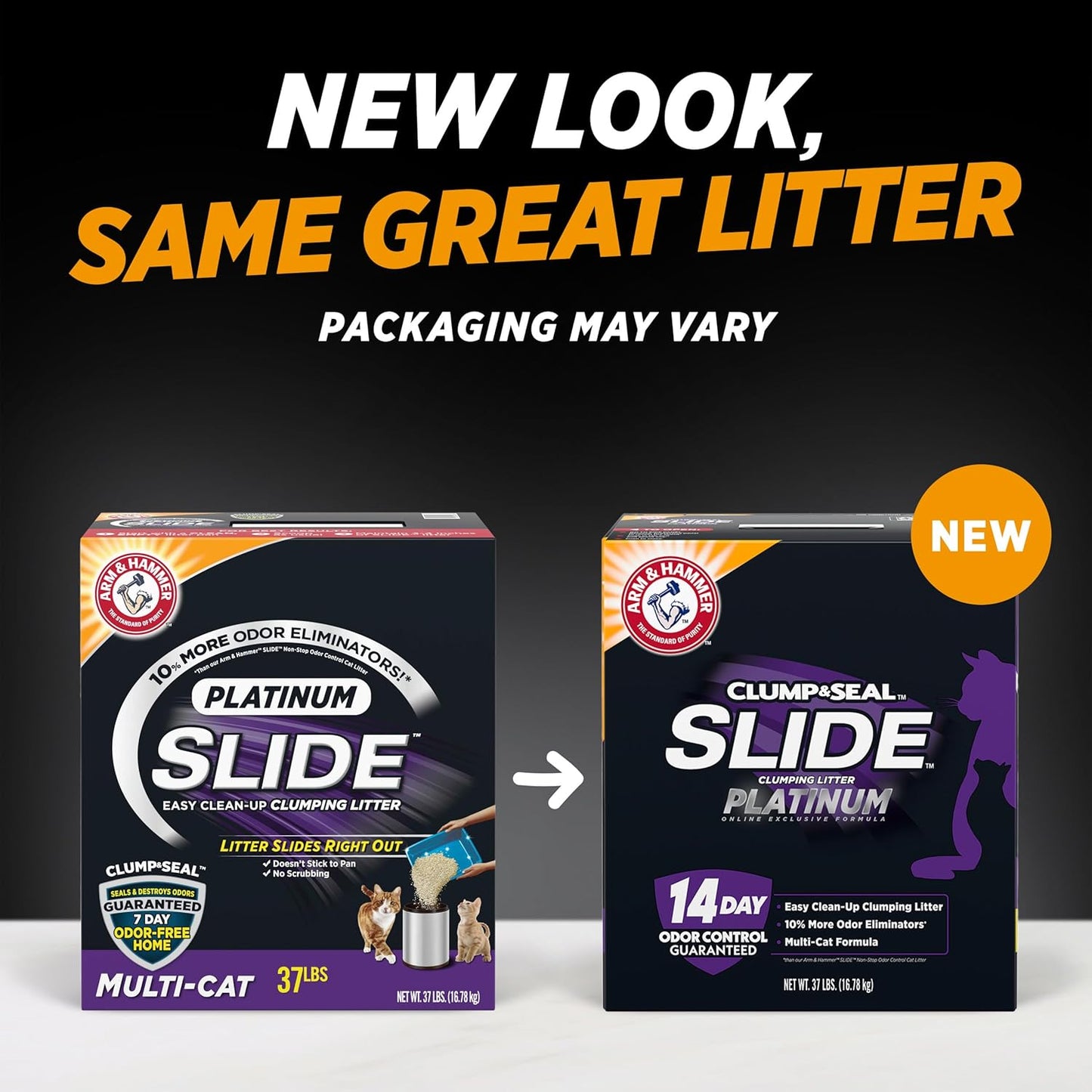 ARM & HAMMER Clump & Seal SLIDE Platinum Multi-Cat Clumping Cat Litter Review