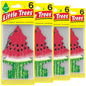 LITTLE TREES Car Air Freshener | Hanging Tree Provides Long Lasting Scent for Auto and Home | Black Ice, 24 Air Fresheners