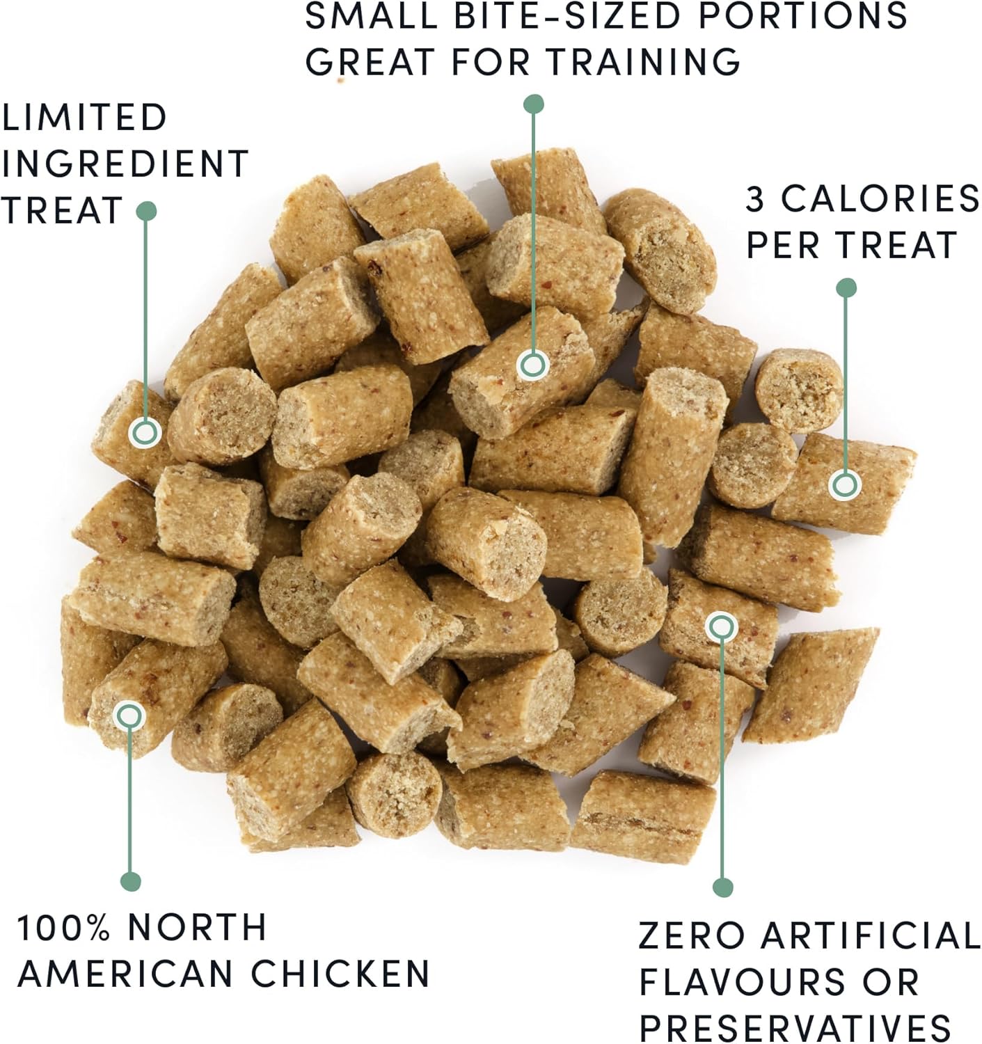 Crumps' Naturals, Mini Trainers Rind (halbfeucht), 132 g, Hundeleckerlis