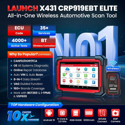 LAUNCH X431 CRP919EBT Review: A Game-Changing Scan Tool for Car Enthusiasts and Mechanics