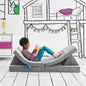 Yourigami Kids and Toddler Play Gym, Playroom Couch Set, Durable Modular Design, Green Meadows