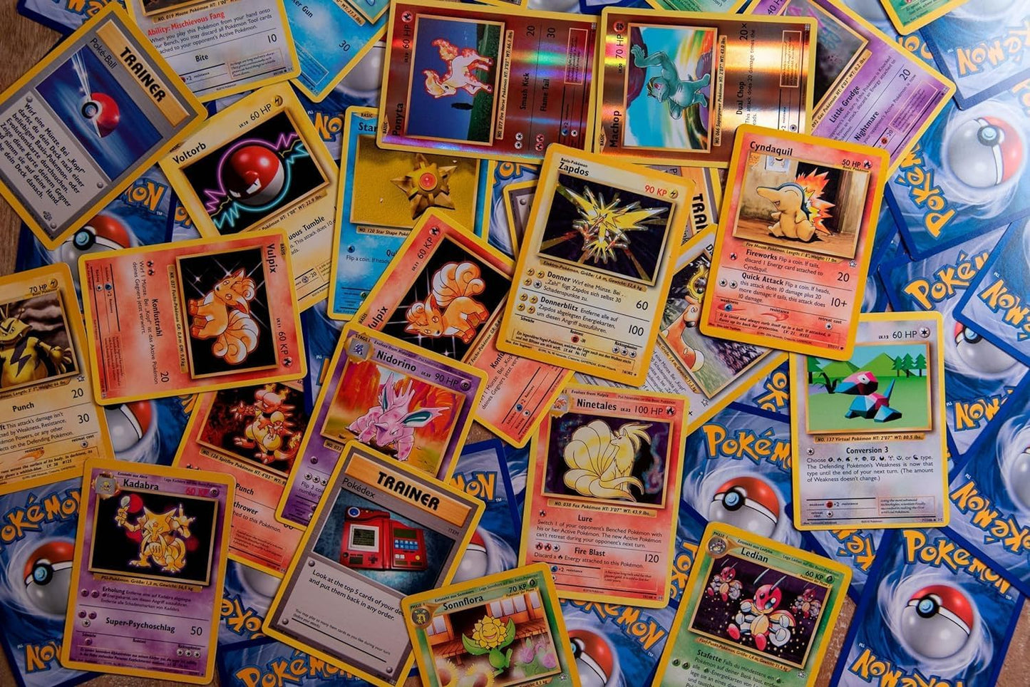50 Pokémon Cards Plus a Rare Legendary Pokémon Card