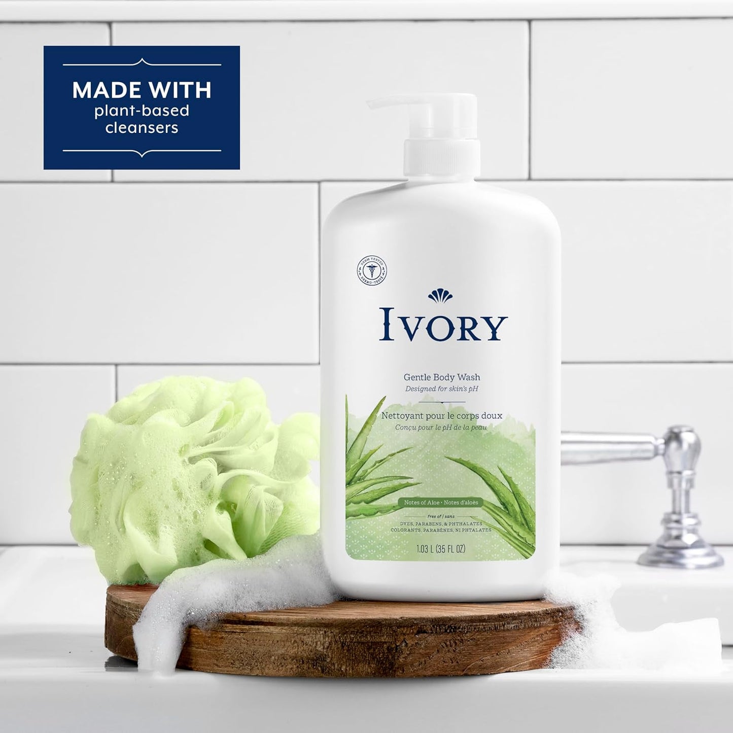 Ivory Milde & Sanfte Körperwäsche, Kokoswasserduft, 1,03 L