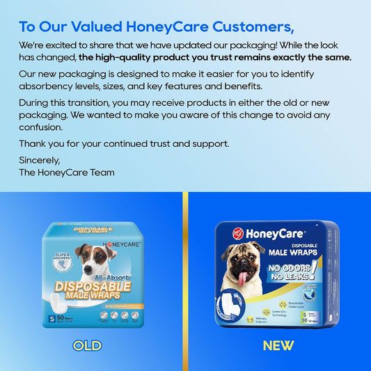 HONEY CARE All-Absorb A26 Male Dog Wrap Review