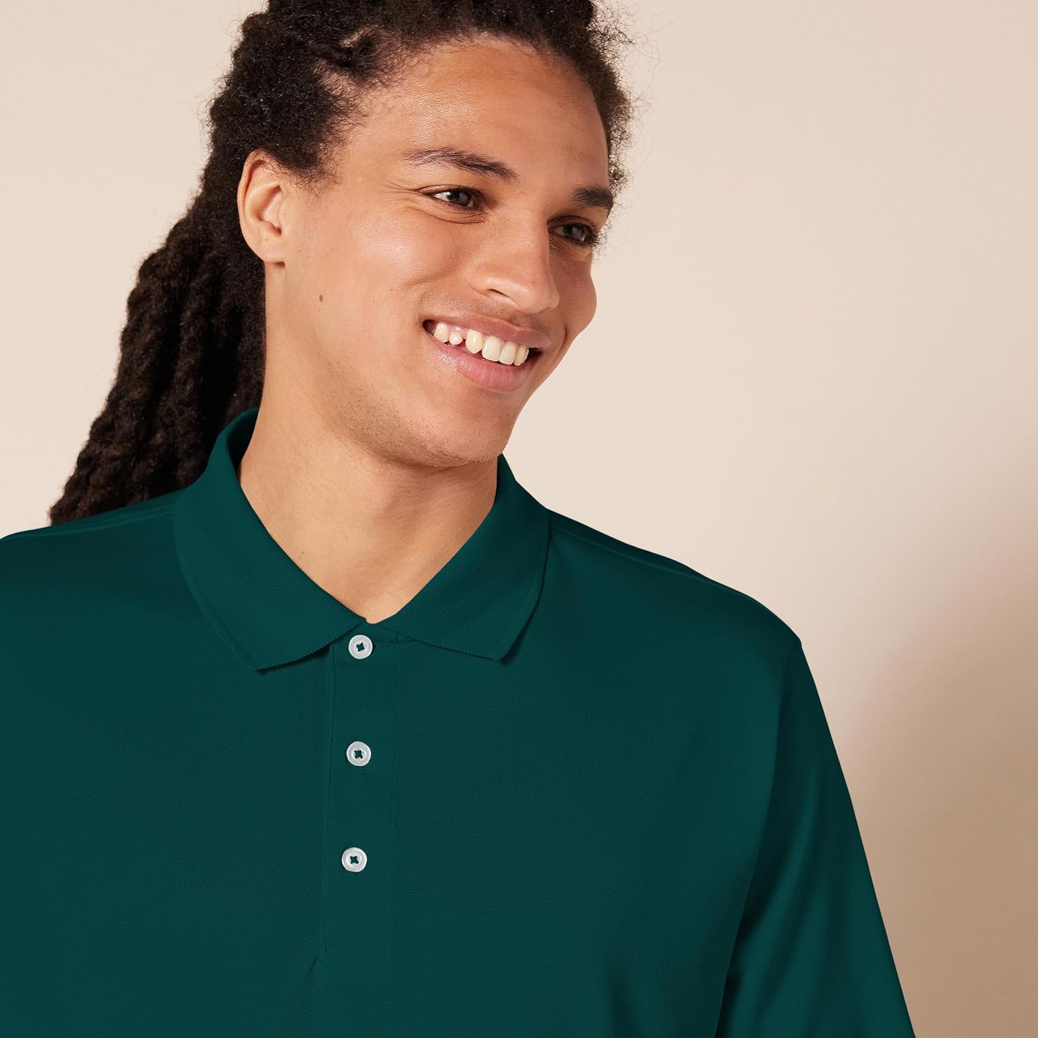 Amazon Essentials Mens Regular-Fit Quick-Dry Golf Polo Shirt (Available in Big & Tall)